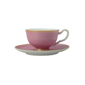 Maxwell & Williams Teas & C's Classic Footed Cup & Saucer 200ML Hot Pink