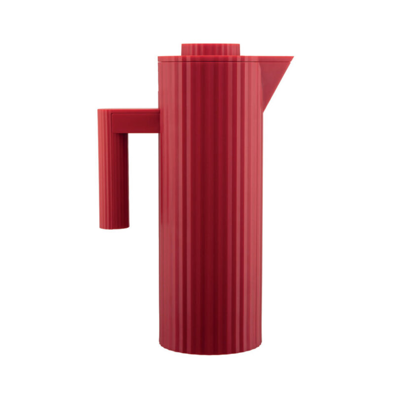 Alessi Plissé Thermo Insulated Jug, Red