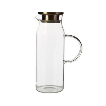 Maxwell & Williams Blend Glass Jug 1.5L With Stainless Steel Lid Gift Boxed