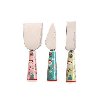 Maxwell & Williams Kasey Rainbow Sparkly Season Cheese Knife Set 3pc Gift Boxed