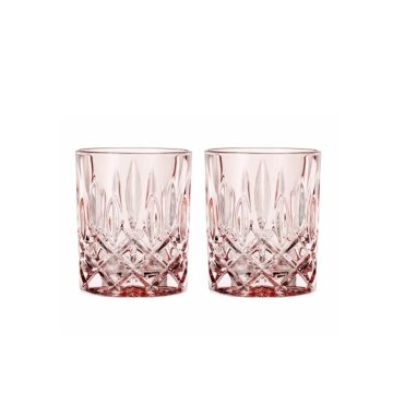 Nachtmann Noblesse Whisky Tumbler Rose (Pair)