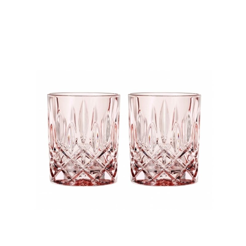 Nachtmann Noblesse Whisky Tumbler Rose (Pair)