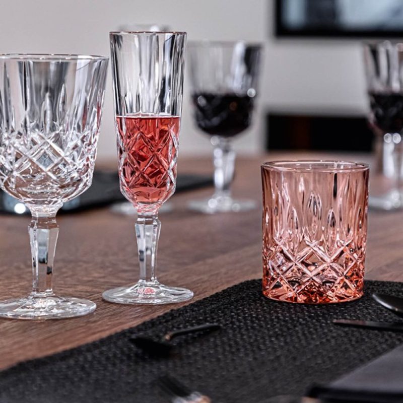 Nachtmann Noblesse Whisky Tumbler Rose (Pair)