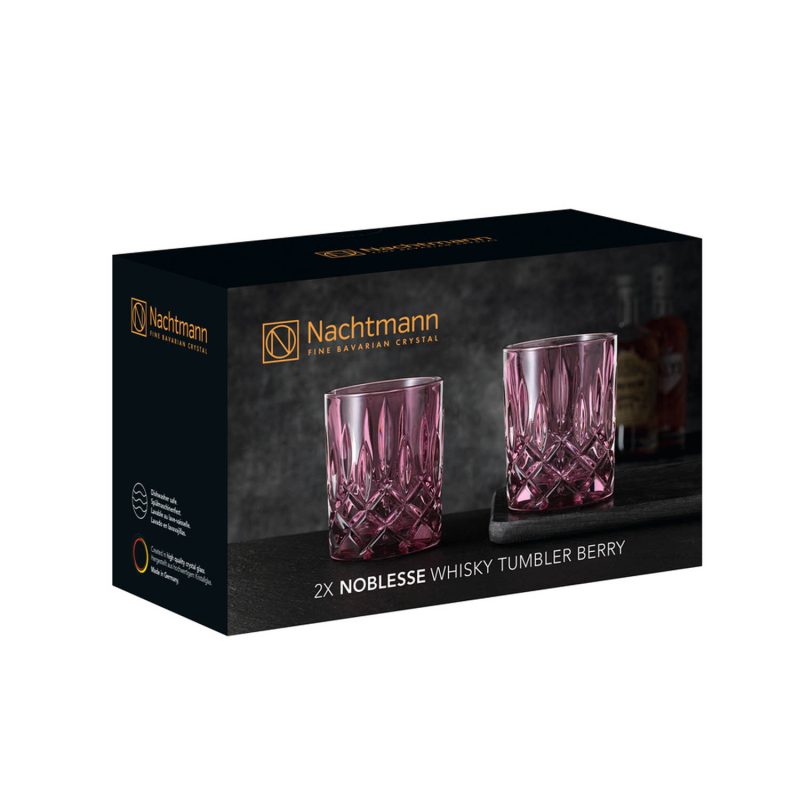 Nachtmann Noblesse Whisky Tumbler Berry (Pair)