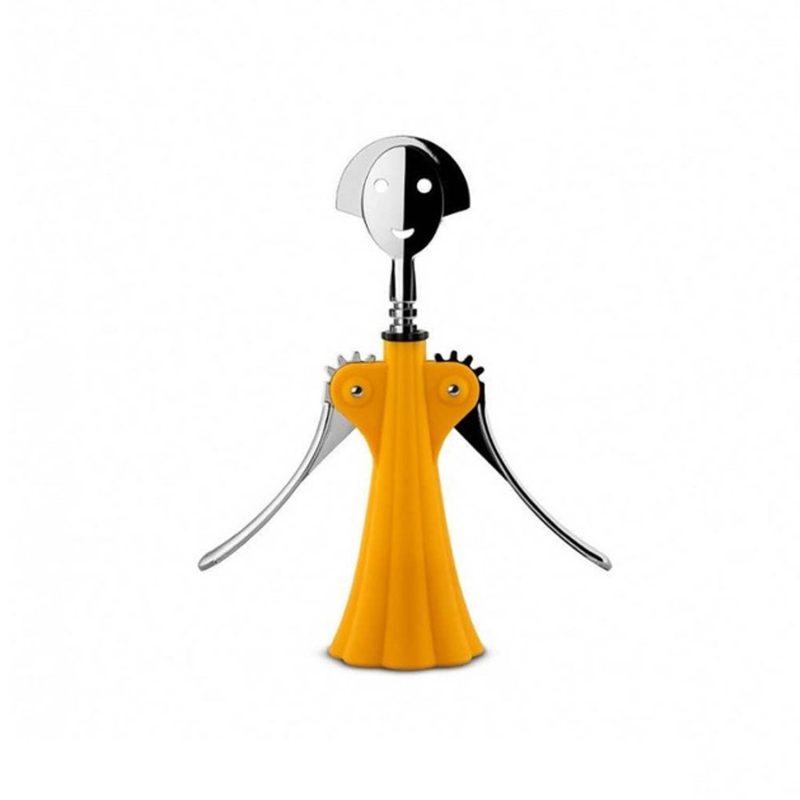 Alessi Anna G Corkscrew Yellow