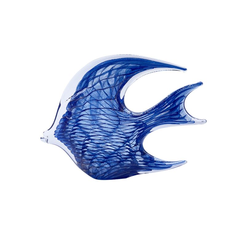 Duccio di Segna Angel Fish Blue & Gold Medium