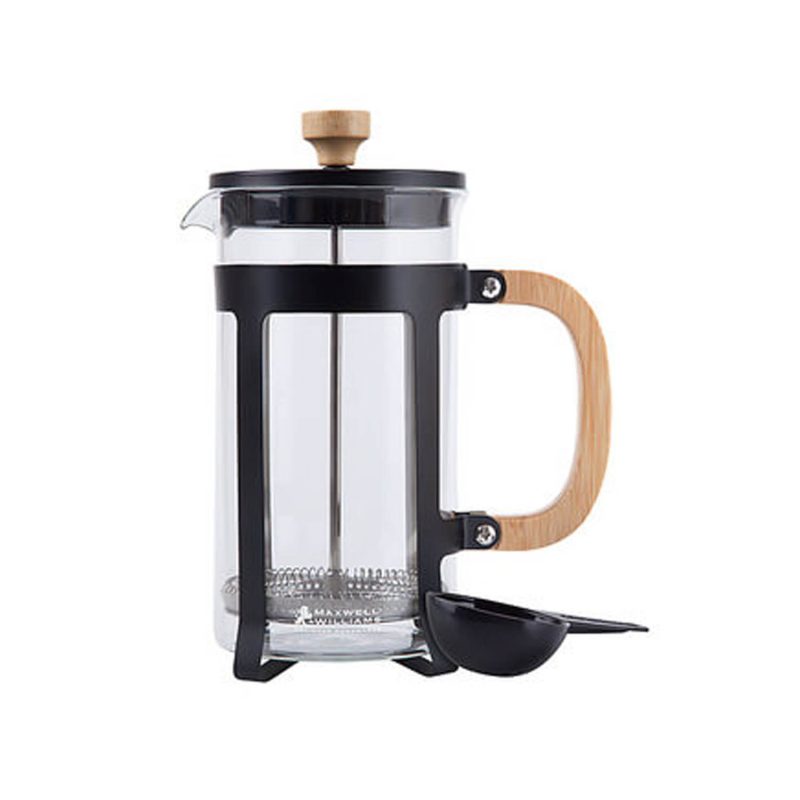 Maxwell Williams Blend Coffee Plunger 1L Black / Bamboo