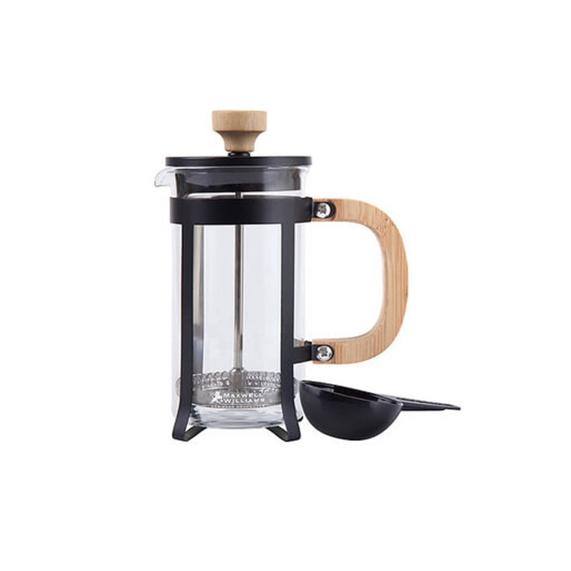 Maxwell & Williams Blend Coffee Plunger 350ML Black / Bamboo