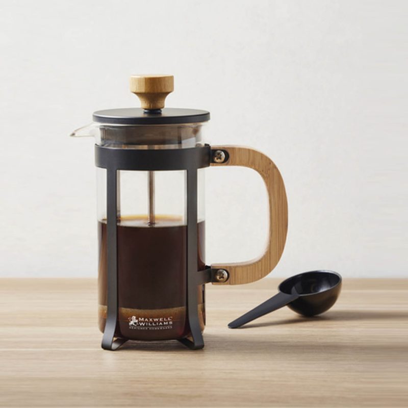 Maxwell & Williams Blend Coffee Plunger 350ML Black / Bamboo