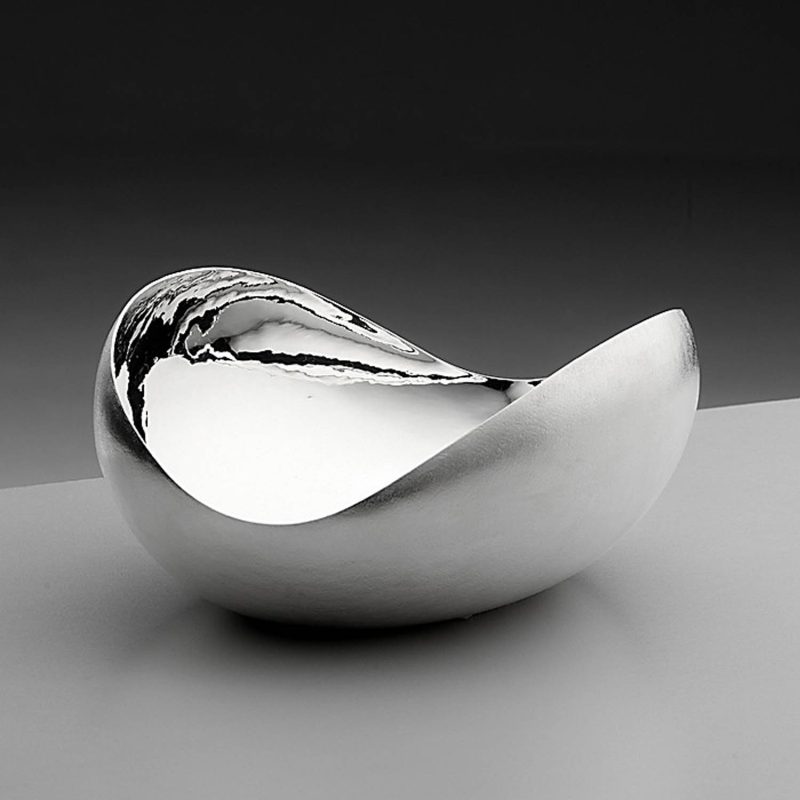 Zanetto 'Ovo' Bowl  Silver Plated