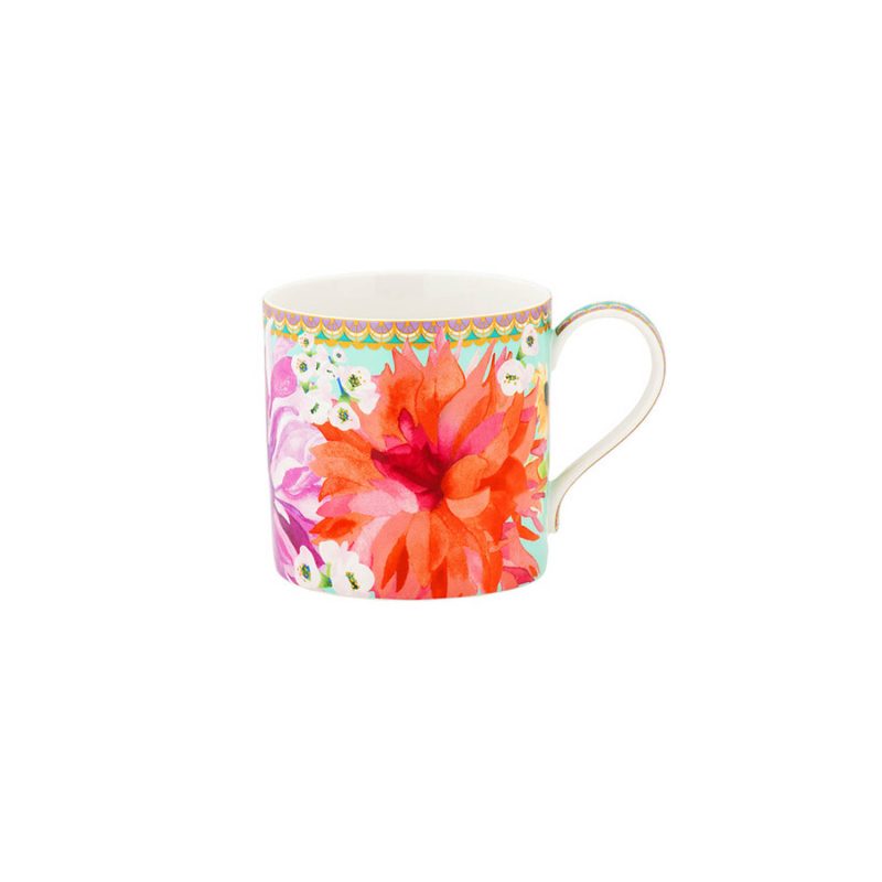 Maxwell & Williams Teas & C's Dahlia Daze Mug 430ML Sky Gift Boxed