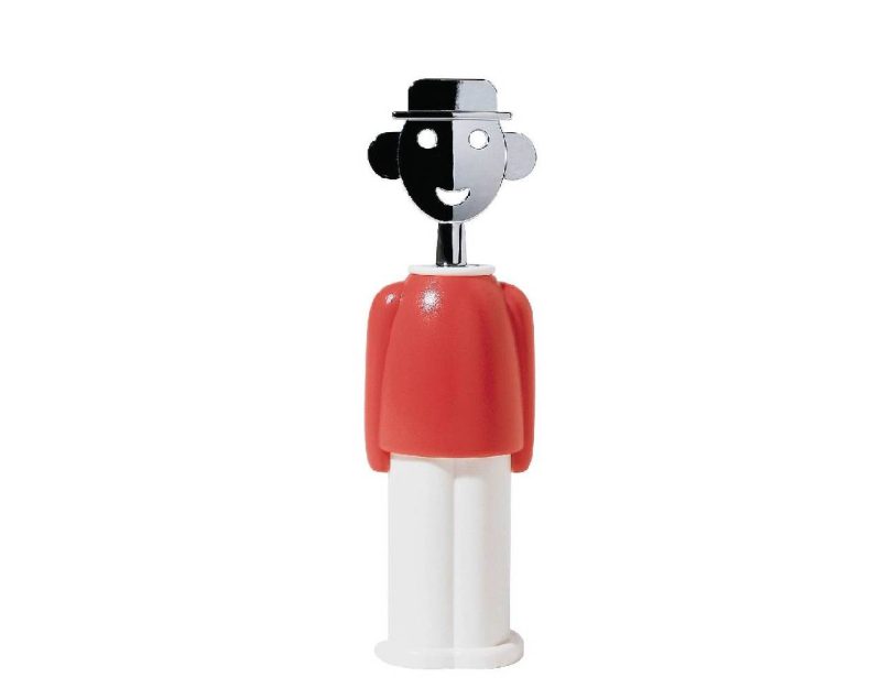 Alessi Alessandro M. Corkscrew Red