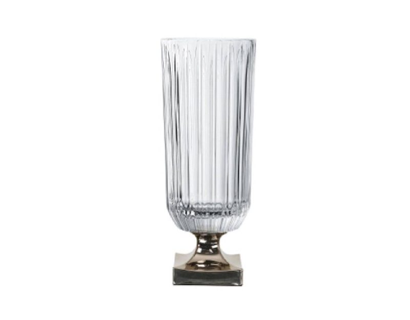 Nachtmann Minerva Vase - Platinum Footed, 40cm | 15.9in