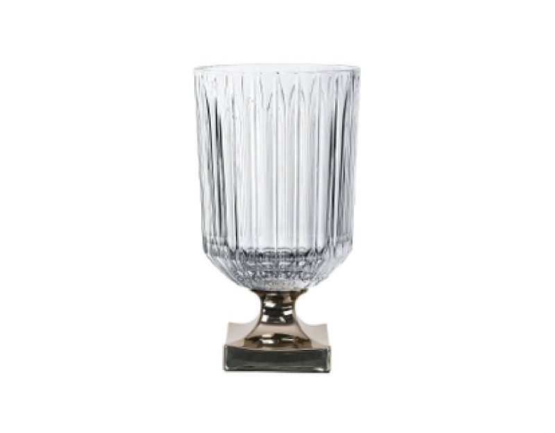 Nachtmann Minerva Vase - Platinum Footed, 32cm | 12.4in