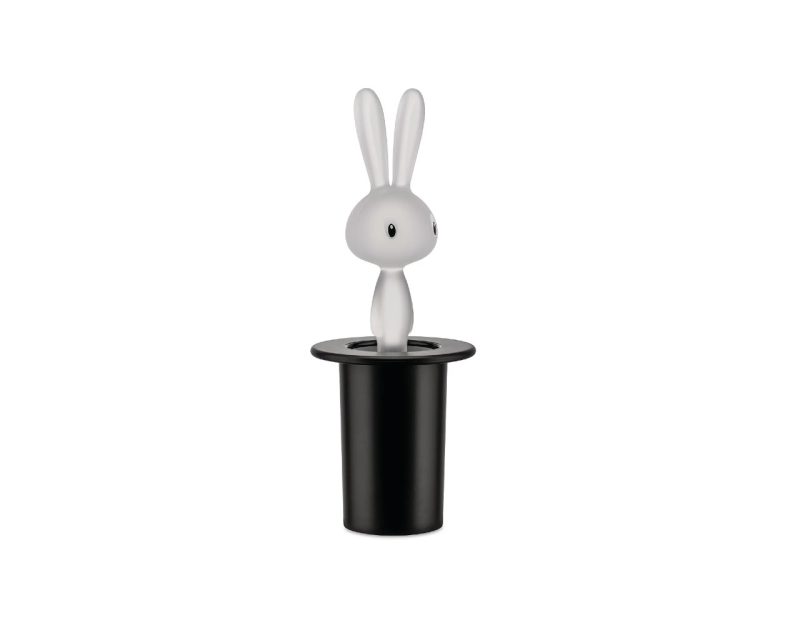 Alessi "Magic Bunny" Toothpick Holder (Black)