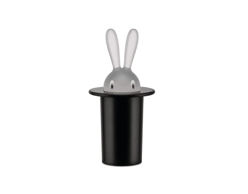 Alessi "Magic Bunny" Toothpick Holder (Black)