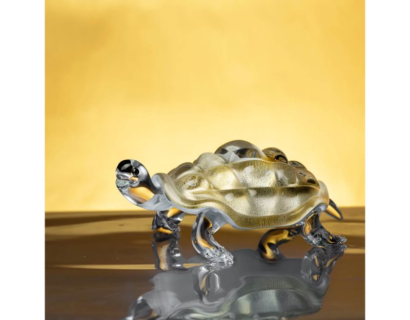 Duccio Tortoise White & Gold Small 19cm