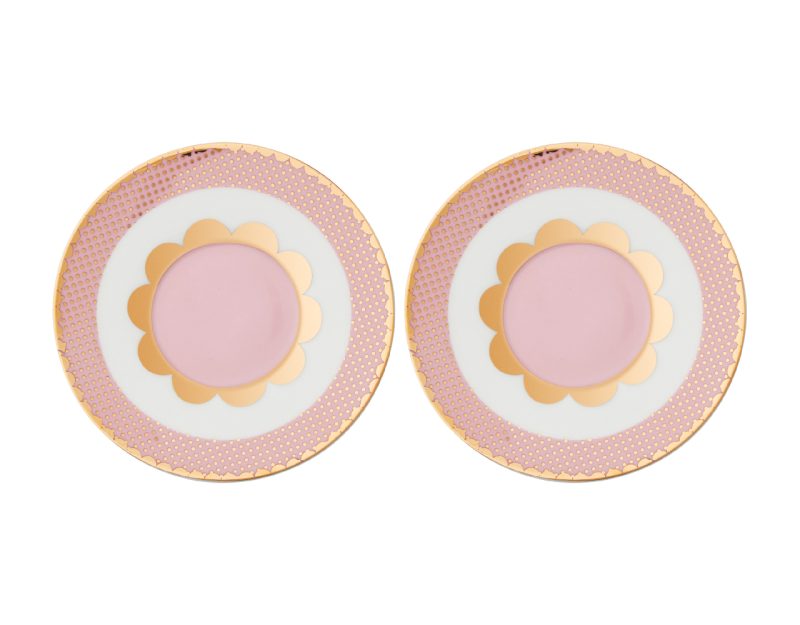 Maxwell & Williams Teas & C's Regency Demi Cup & Saucer 100ML Set of 2 Pink Gift Boxed