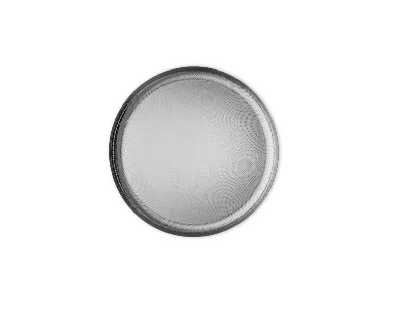 Alessi Extra Ordinary Texture Round Tray in 18/10 Stainless Steel (35cm)