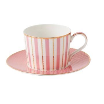 Maxwell & Williams Teas & C's Regency Cup & Saucer 240ML Pink Gift Boxed