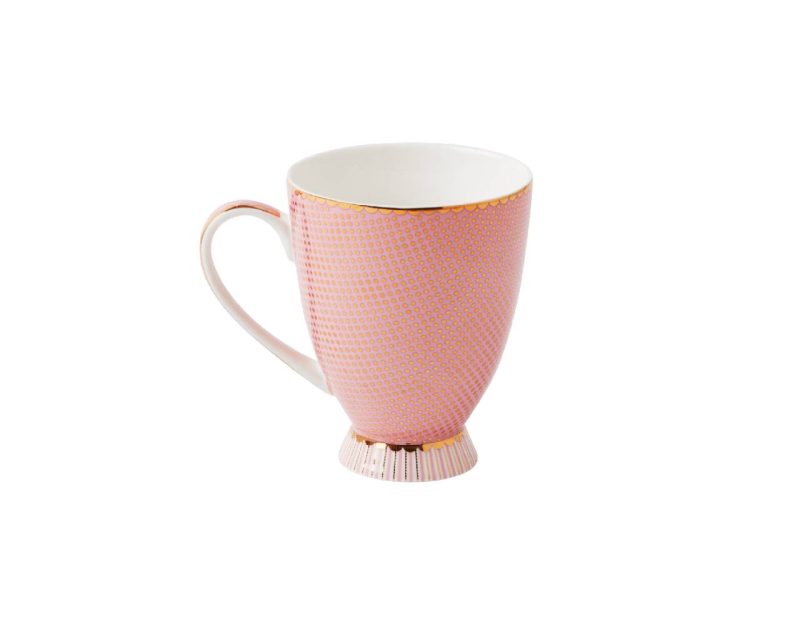 Maxwell & Williams Teas & C's Regency Footed Mug 300ML Pink Gift Boxed