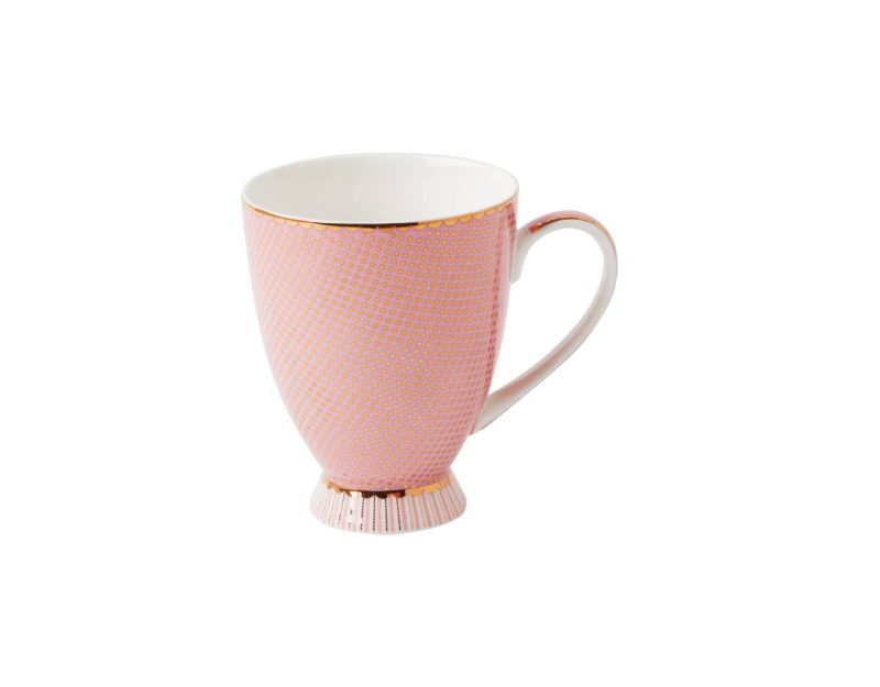 Maxwell & Williams Teas & C's Regency Footed Mug 300ML Pink Gift Boxed