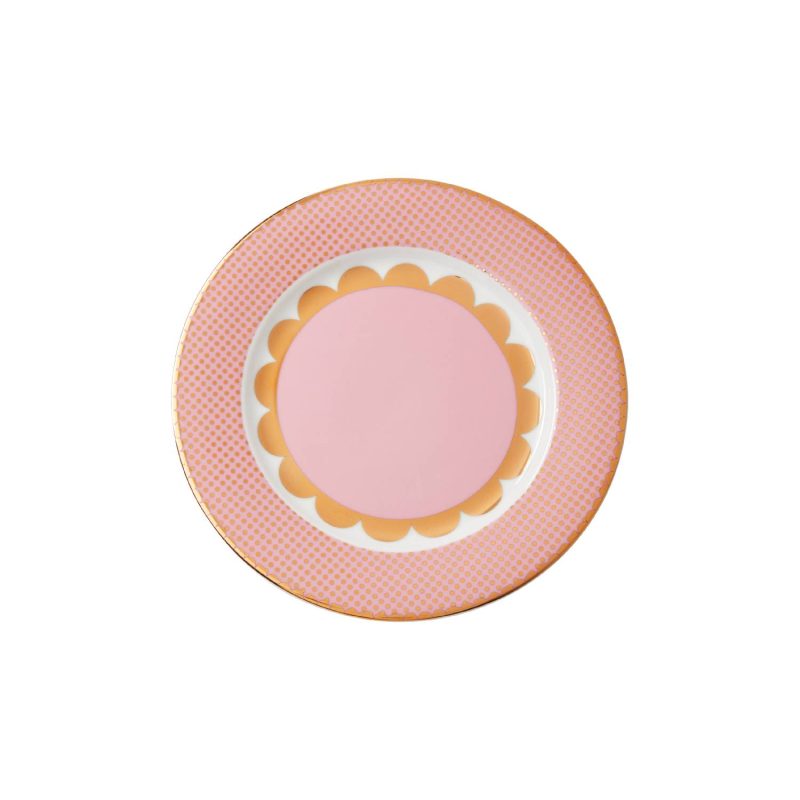 Maxwell & Williams Teas & C's Regency Rim Plate 19.5cm Pink Gift Boxed