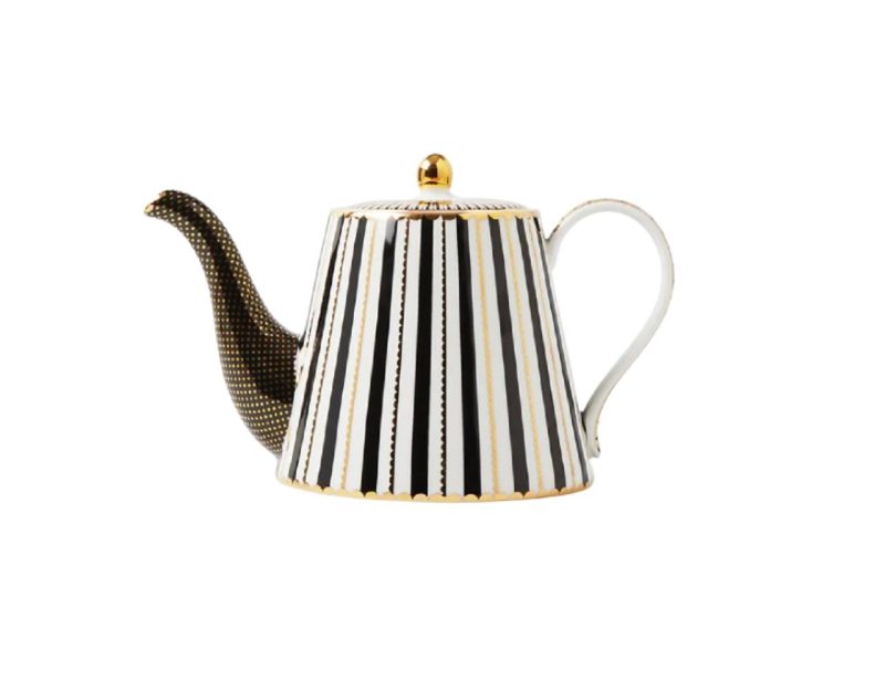 Maxwell & Williams Teas & C's Regency Teapot With Infuser 1 Lt Black Gift Boxed