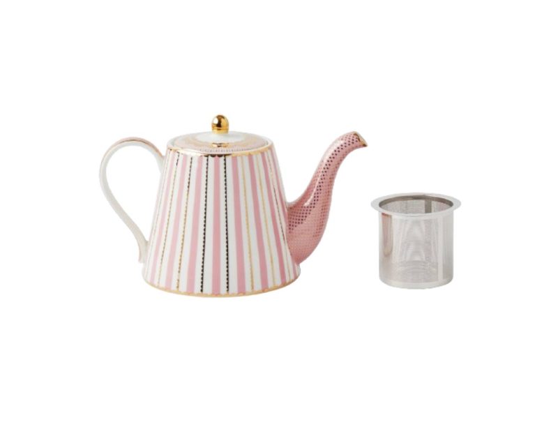 Maxwell & Williams Teas & C's Regency Teapot With Infuser 1 Lt Pink Gift Boxed