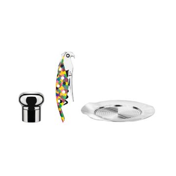 Alessi Wine Gift Parrot Set