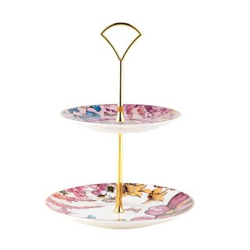 Maxwell & Williams Estelle Michaelides Enchantment 2 Tiered Cake Stand Gift Boxed