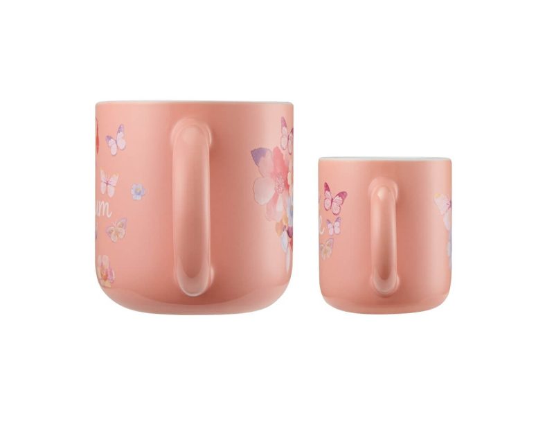 Maxwell & Williams Camilla Mum & Me Mug Set of 2 Apricot Gift Boxed