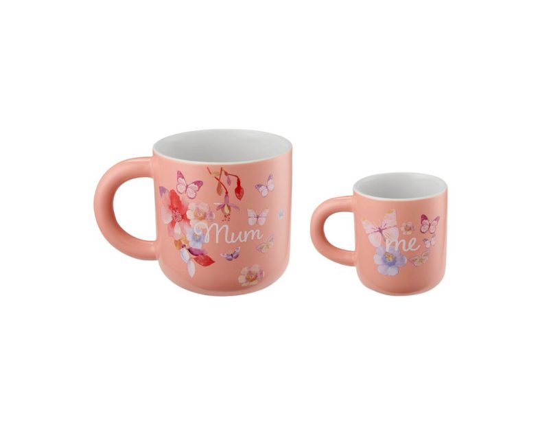 Maxwell & Williams Camilla Mum & Me Mug Set of 2 Apricot Gift Boxed