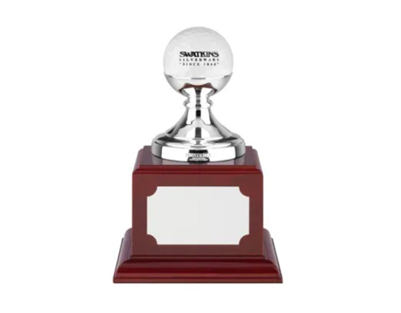 Swatkins Nickel Plated Country Club Golf Ball Holder