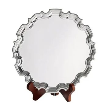 Swatkins Silver Plated Chippendale Tray 255mm