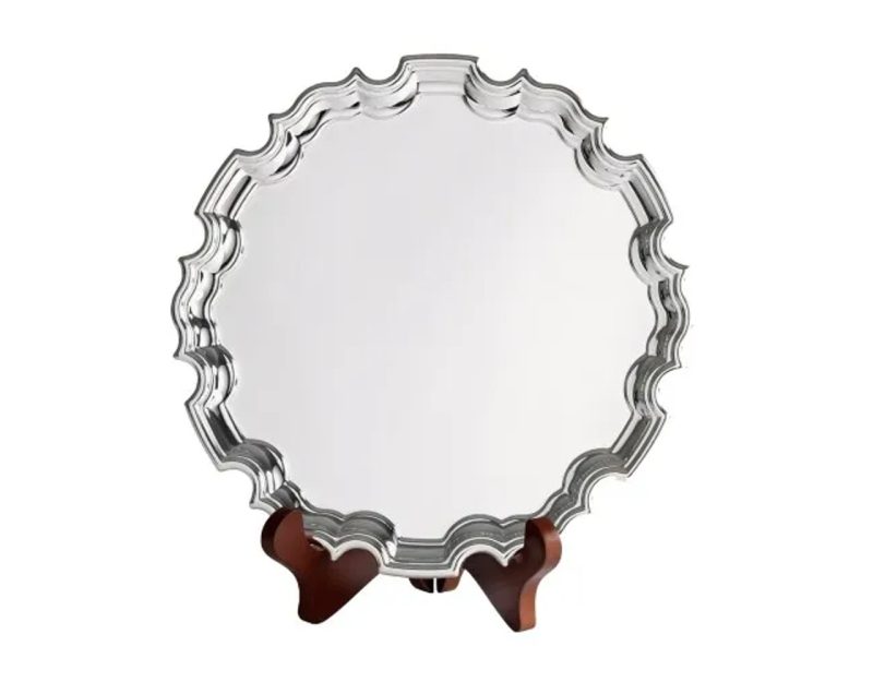 Swatkins Silver Plated Chippendale Tray 255mm