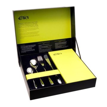 Elia 24 Piece Cutlery Set Lime Gift Box