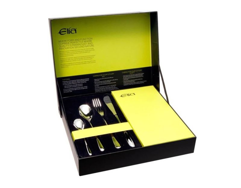 Elia 24 Piece Cutlery Set Lime Gift Box