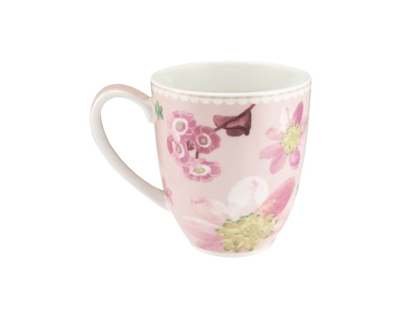 Maxwell & Williams Primula Coupe Mug 375ML Pink