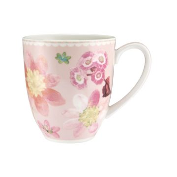 Maxwell & Williams Primula Coupe Mug 375ML Pink