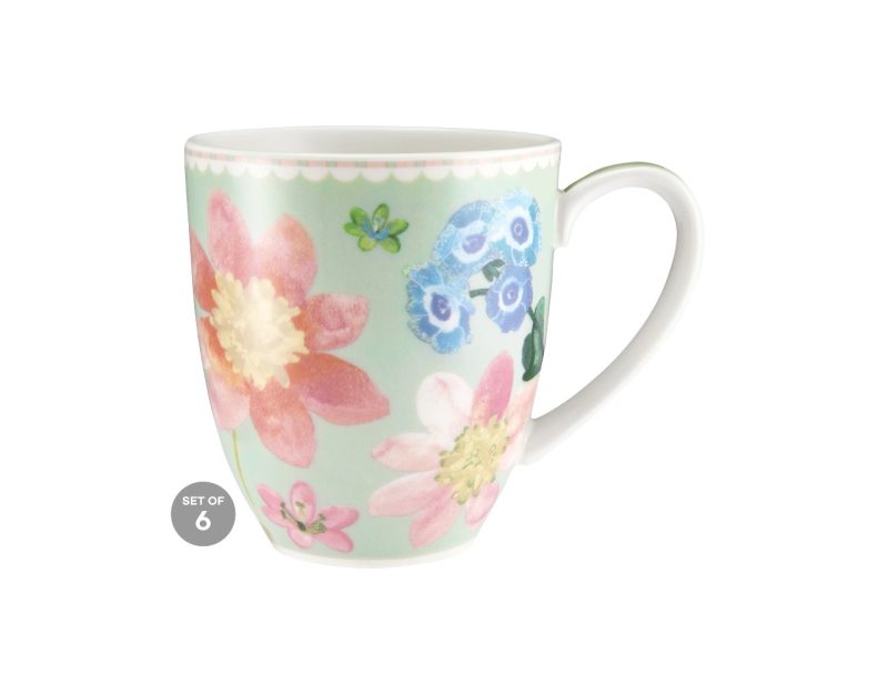 Maxwell & Williams Primula Coupe Mug 375ML Sage