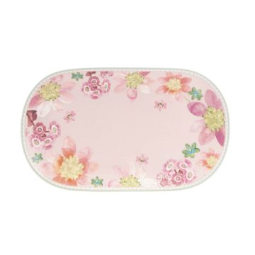 Maxwell & Williams Primula Oval Platter 37x23cm Pink Gift Boxed