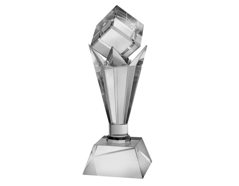 Swatkins Cube Topped Crystal Award