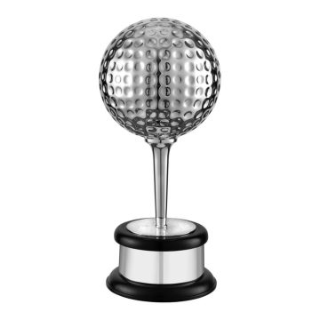 Swatkins Match Play Trophy Complete Black solid wood base