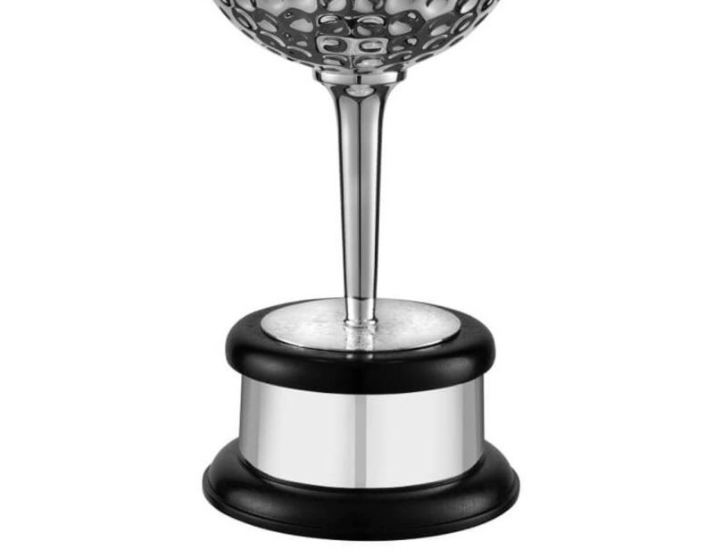 Swatkins Match Play Trophy Complete Black solid wood base