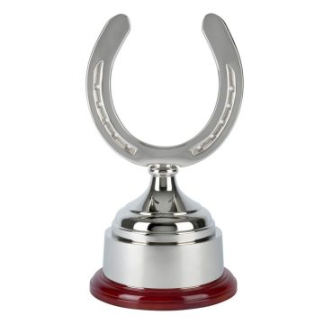 Swatkins Nickel Plated Horse Shoe Award