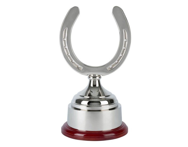 Swatkins Nickel Plated Horse Shoe Award