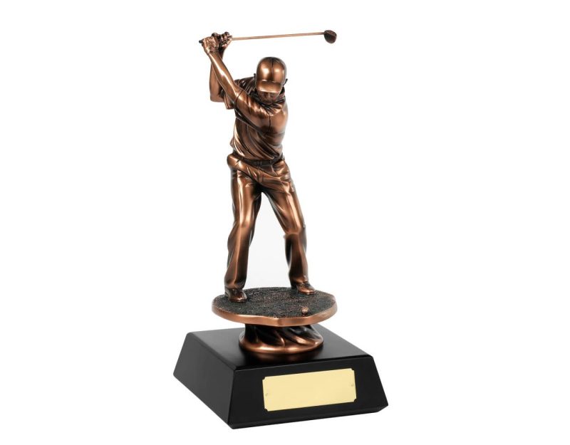 Swatkins Champion Bronze Plated Golf Figure