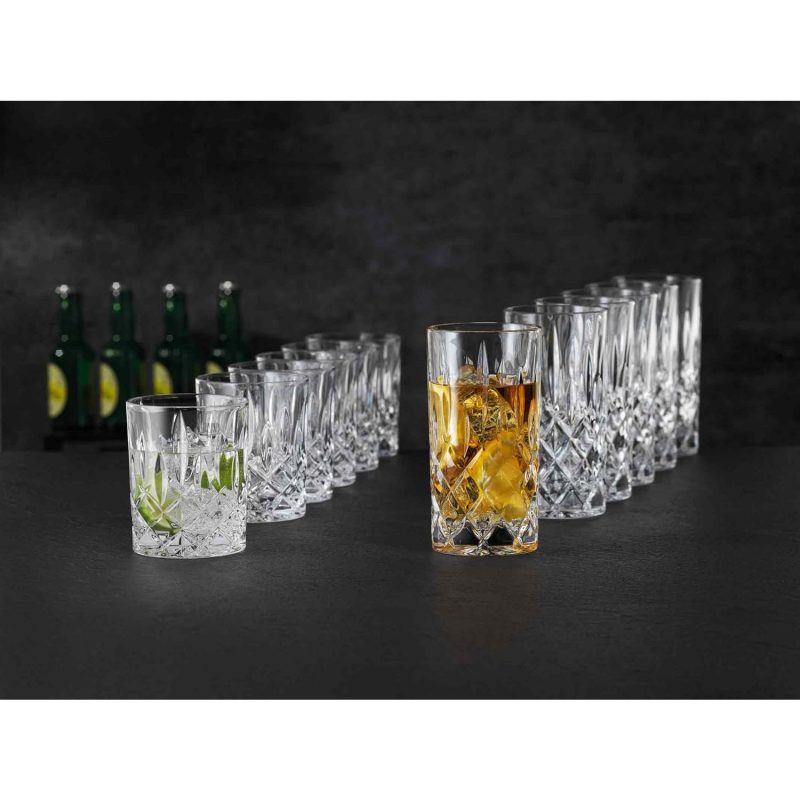 Nachtmann Noblesse Whisky and Longdrink Glasses (Set of 12)