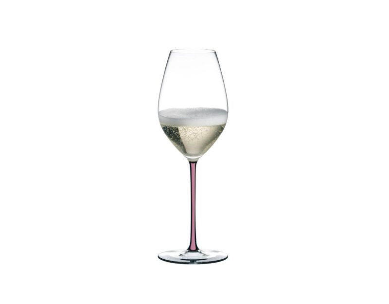 Riedel Fatto A Mano Champagne Wine Glass Mauve